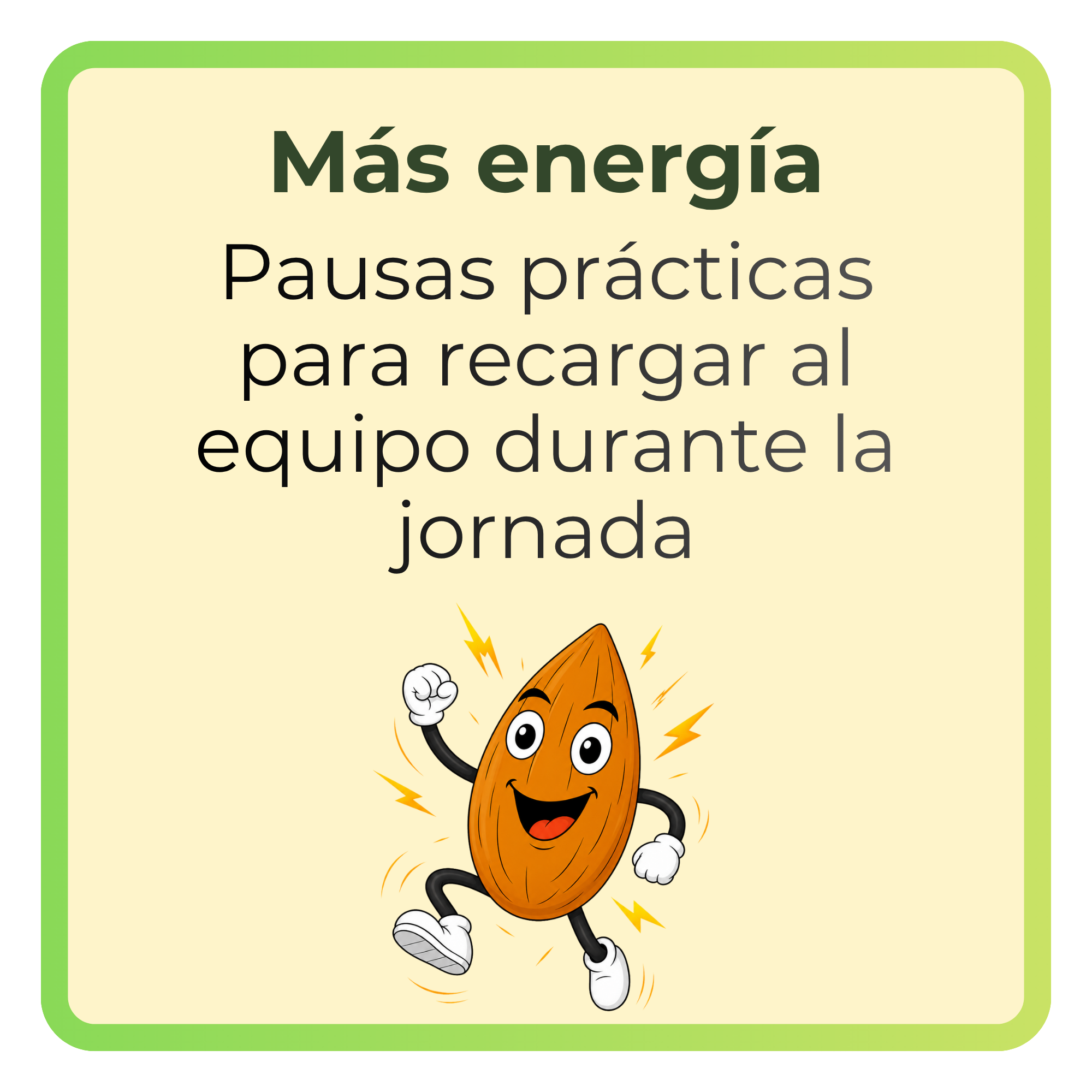 Mas energia: pausas practicas para recargar al equipo durante la jornada